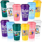 SiliFine 12 Pcs Housekeeping Week Gifts 16 oz Housekeeper Tumbler Gifts by SiliFine