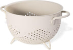 Metal Colander 5 Quart Powder Coated Self-draining Metal Strainer by Unknown