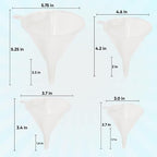 Funnel Set - Durable, Food-Grade Plastic funnels - Image 2