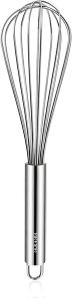 NileHome Stainless Steel Whisk 10" Kitchen Whisk Wisking Tool Kitchen Wisk Wire by NileHome