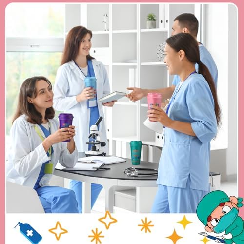 SiliFine 12 Pcs Christmas Surgical Tech Gifts Bulk 16 oz Surg Tech Tumblers - Image 6