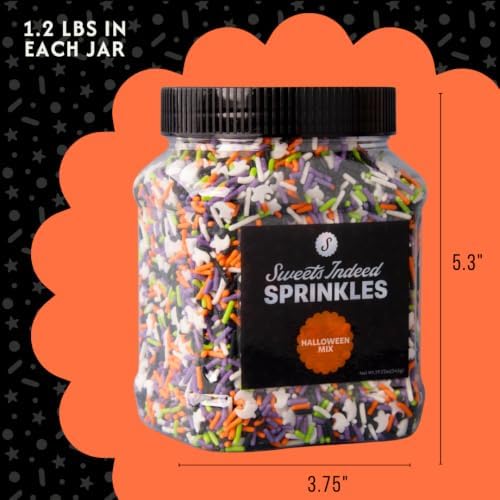Sweets Indeed Bulk Halloween Sprinkles with Ghost Shapes, 1.2 lbs - Image 6
