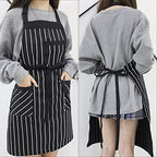 NLUS 2 Pack Kitchen Cooking Aprons, Adjustable Bib Soft Chef Apron - Image 7