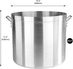 New Star Foodservice 80 Qt Aluminum Stock Pot, No Cover - Image 2