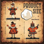 3 Pcs Halloween Decorations Indoor, Wooden Vintage Halloween Kitchen Decor - Image 3