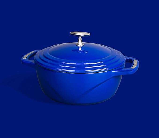 Lodge USA Enamel 4.5 Qt Enameled Cast Iron Dutch Oven - Image 5
