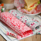 Zezzxu 100 Sheets Christmas Wax Paper Xmas Food Parchment Paper Grease Proof Dry Paper Liners Wrapping Tissue for Food Basket (Xmas Elk) - Image 7