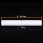 HARFINGTON Acrylic Clay Roller 8 Inch x 1 Inch Solid Non-Stick Plastic Round - Image 2