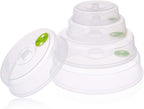 Set of 5 Microwave Plate Covers - Image 2