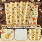 Marspark 100 Sheet Western Cowboy Wax Paper for Food Wrapping 12 x 12 Inch - Image 3