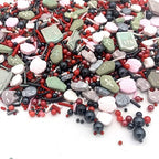Sprinkles I 3.5 oz I Red And Black Sprinkle I Skull Bloody I Cake Cupcake Toppers Cookie Dessert Decorations - Image 3