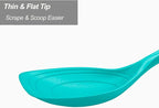 2 Pack Large Silicone Cooking Spoons set, Non-Stick Slotted/Solid Spoon set - Image 4