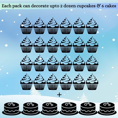 Confect Christmas Sprinkles | White, Red, Silver, Gold & Holly Green Mix | Edible Holiday Sprinkles for Cakes, Cupcakes & Cookies | Festive Baking Decorations-5 Oz - Image 4