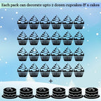 Confect Christmas Sprinkles | White, Red, Silver, Gold & Holly Green Mix | Edible Holiday Sprinkles for Cakes, Cupcakes & Cookies | Festive Baking Decorations-5 Oz - Image 4
