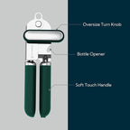 KITCHENDAO Manual Can Opener, Super Sharp Sandvik 12C27 Blade, Handheld Can - Image 4