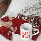 Valentines Coffee Mug Set of 6, 10 oz Valentines Mugs with Handle Pink Red White Ceramic Enamel Cups for Gift Party Supplies - Image 6