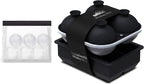 Samuelworld Large Silicone Premium Ice Trays, 2 Inches Big Cubes & 2.5 Inches by Samuelworld