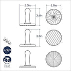 Nordic Ware Geo Cast Cookie Stamps - Image 5