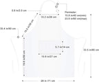 Jubatus 4 Pack Bib Aprons with 2 Pockets Cooking Chef Kitchen Apron - Image 7