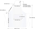 Jubatus 12 Pack 100% Cotton Aprons Bulk - Image 7
