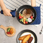 Oven Pot Holder with Pocket Cotton Heat Resistant Coaster Potholder Kitchen Hot - Image 7