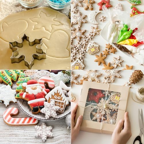 MrCookie 4" Large Christmas Cookie Cutters Set,Thickened Stainless Steel - Image 6