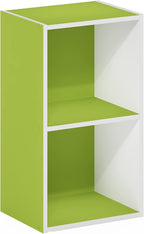 Furinno PASIR Book Shelf, 2-Tier Modern Bookshelf, Open Shelves Bookcase 9 x 12 - Image 6