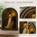 Victorian Christmas Arched Decor, Golden Retriever Sign - Image 4