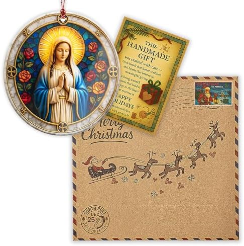 Nativity Ornaments - Regilious Christian Gifts for Women | Men - Christian Christmas Ornaments - Easter Decor - Christmas Decor - White Elephant Gifts - Xmas Tree Decoration - Image 5