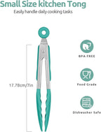 600ºF Heat Resistant Kitchen Tong: U-Taste 7in Silicone Cooking Tong - Image 2