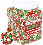 Christmas Sprinkles - 1.2 Pounds - Bulk Red and Green Tree Confetti by AGreatSurprise