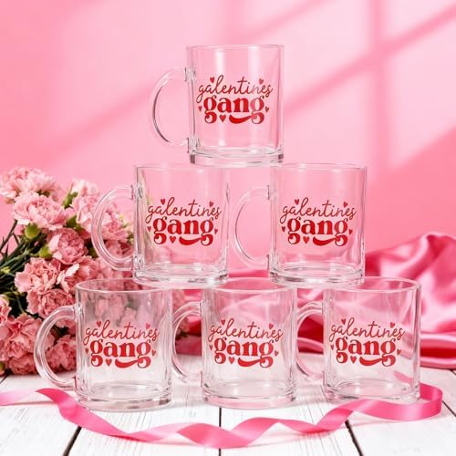 Maxcheck 6 Sets 12 oz Galentines Gang Glass Cups Bulk - Image 6