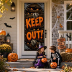Halloween Door Decorations - Halloween Keep Out Door Cover - Image 6