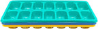 Reusable Flexible Easy Release White Ice Cube Tray, Durable Plastic Stackable - Image 3