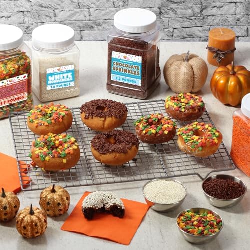 Fall Sprinkles - 1.2 Pounds - Fall Leaf Shaped Sprinkles for Baking - Image 7