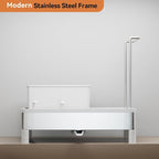 Laveshop Sponge Holder for Kitchen Sink, Rustproof Stainless Steel Sink Caddy - Image 4