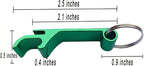 200Pcs Colored Aluminum Bottle Opener Keychain, Soda Beverage Beer Bottle - Image 2