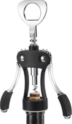 KORCCI Wine Opener, Heavy-Duty Zinc Alloy Wing Corkscrew, Premium Beer Bottle by KORCCI