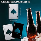 Chumia Poker Card Bottle Openers Stainless Steel Poker Card Beer Ace Bottle Cap - Image 2