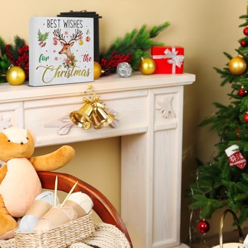 Christmas Sign Decor, Elk Christmas Decorations - Image 6