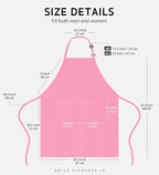 Syntus Apron for Men Women, Adjustable Cooking Kitchen Chef Aprons - Image 2