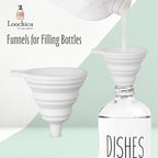 LOOCHICA Dish Clear Glass Soap Dispenser - Image 4