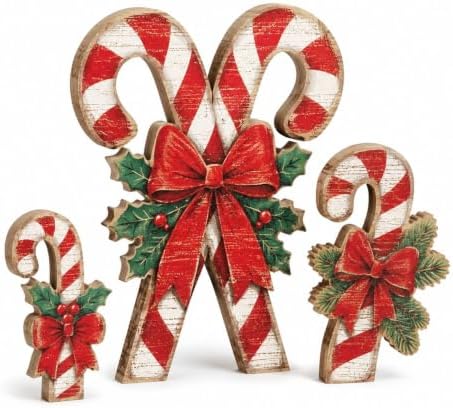 Christmas Decorations Indoor, 3pcs Christmas Candy Home Decor by Unknown