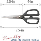 TECHEF Kitchen Shears, All Purpose Scissors, Dishwasher Safe, Heavy Duty Meat - Image 7