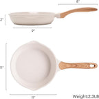JEETEE 11 Inch Nonstick Frying Pan, Stone Coating Cookware, Nonstick Omelette - Image 9