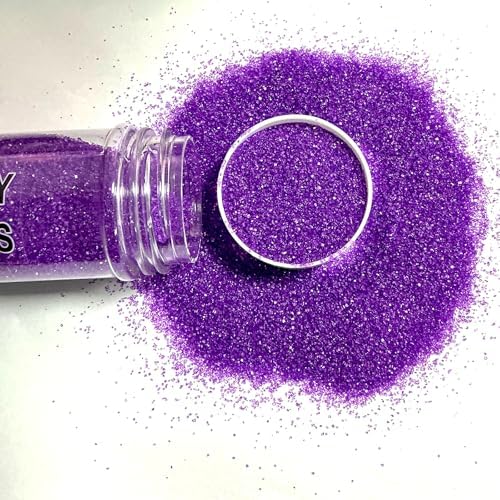 Edible Purple Sanding Sugar Sprinkles 142g/ 5.01oz Sugar Crystals for Cake Decorating Candy Baking Decorations Ice Cream Toppings and Cookie Decorating for Valentines Halloween Christmas - Image 3