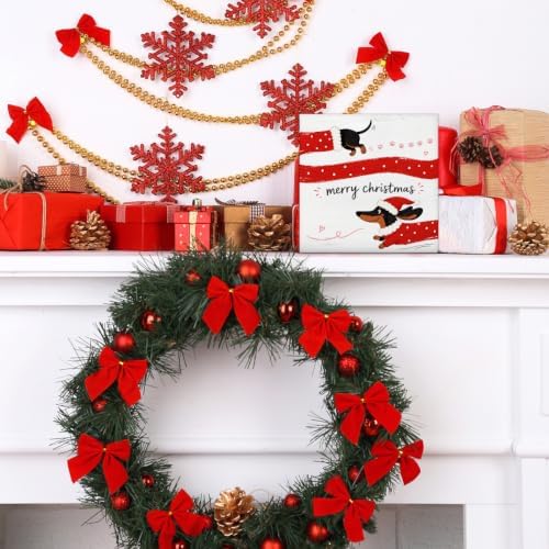 Dachshund Christmas Decor, Merry Christmas Weiner Dog Decorations - Image 6
