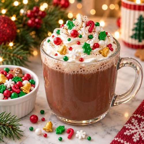 Christmas Sprinkles Mix 5.82 oz, 165 g, with Bells and Festive Shapes - Image 5