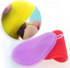 Silicone Dish Scrubber, Food Grade BPA Free Reusable Rubber Sponges Dishwasher - Image 5