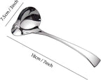 IMEEA 2-Piece Small Ladle Set, 18/10 Stainless Steel - Image 4